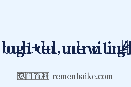 bought+deal,underwriting组词是什么意思的图片